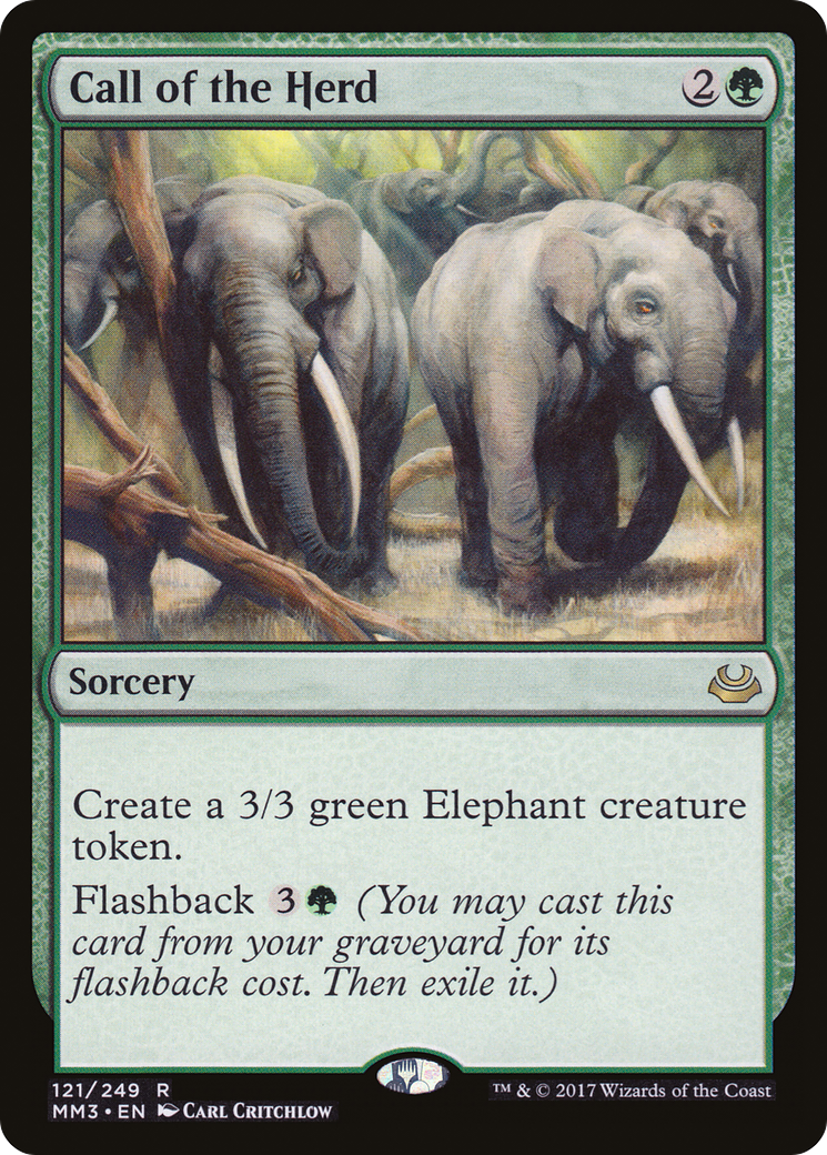 Call of the Herd (MM3-121) [Modern Masters 2017]