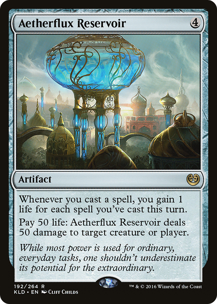 Aetherflux Reservoir (KLD-192) [Kaladesh]