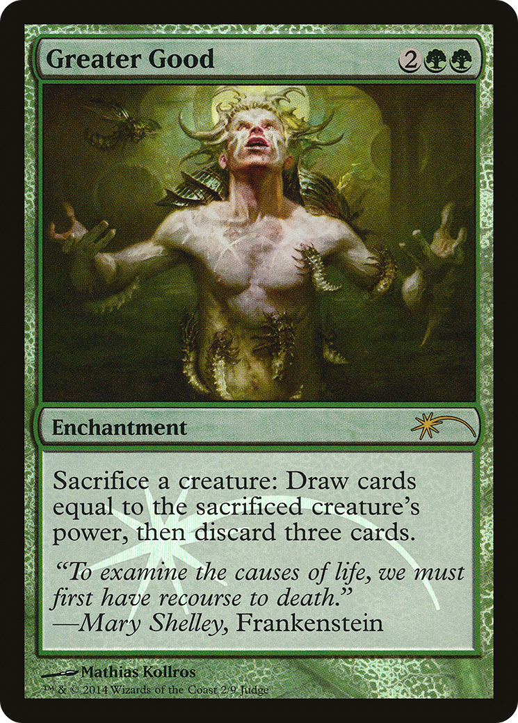 Greater Good (JDG-002) [Judge Gift Cards 2014] Foil