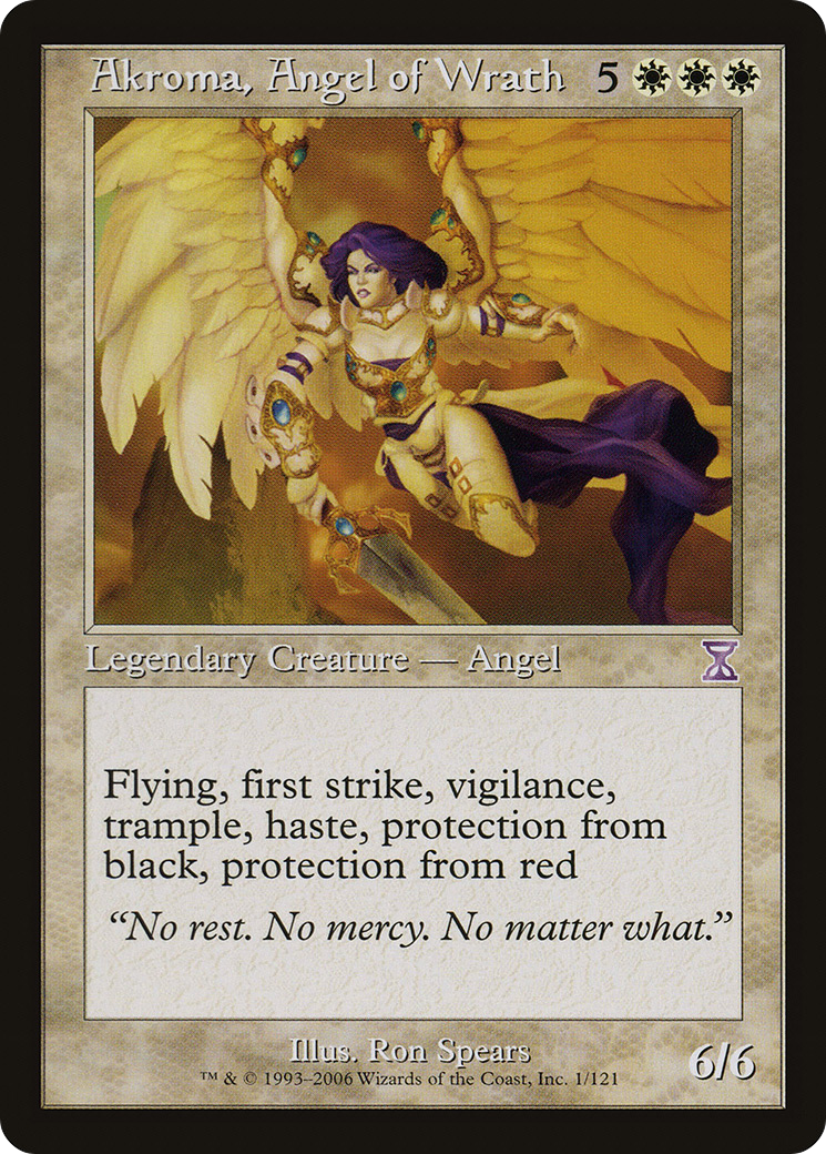 Akroma, Angel of Wrath (TSB-001) [Time Spiral Timeshifted]