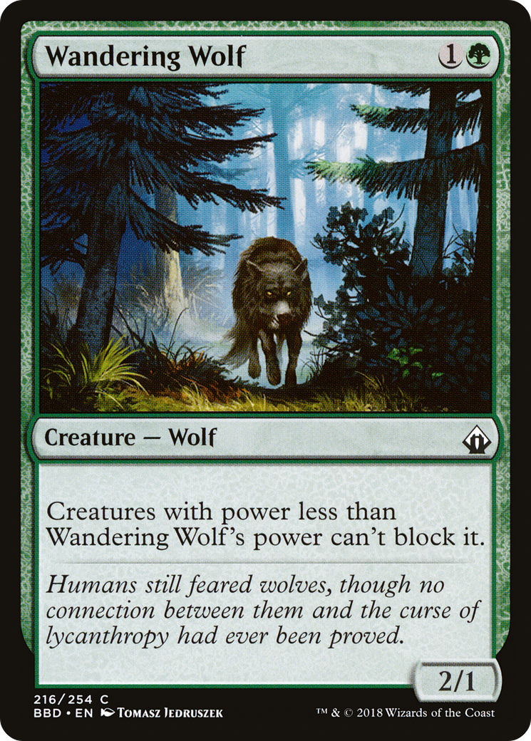Wandering Wolf (BBD-216) [Battlebond] Foil