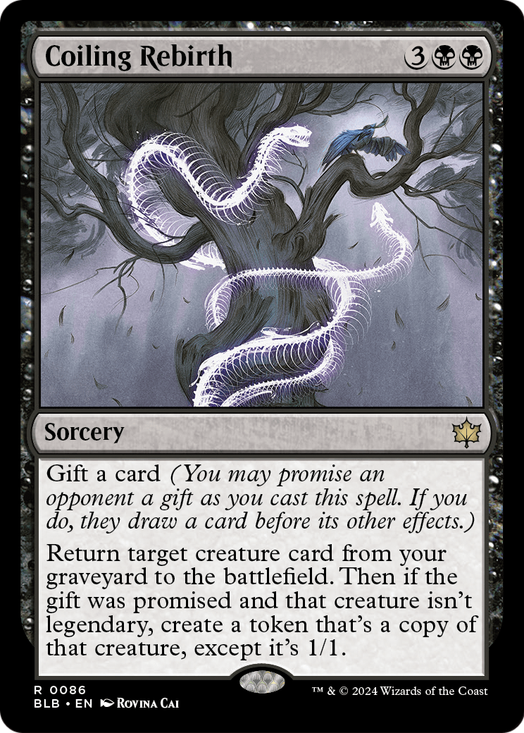 Coiling Rebirth (BLB-086) [Bloomburrow] Foil