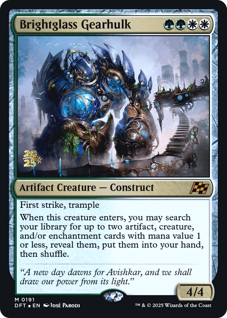 Brightglass Gearhulk (PRE-191) [Prerelease Cards] Foil
