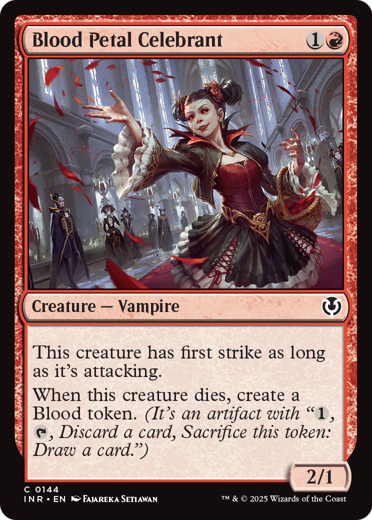 Blood Petal Celebrant (INR-144) [Innistrad Remastered] Foil