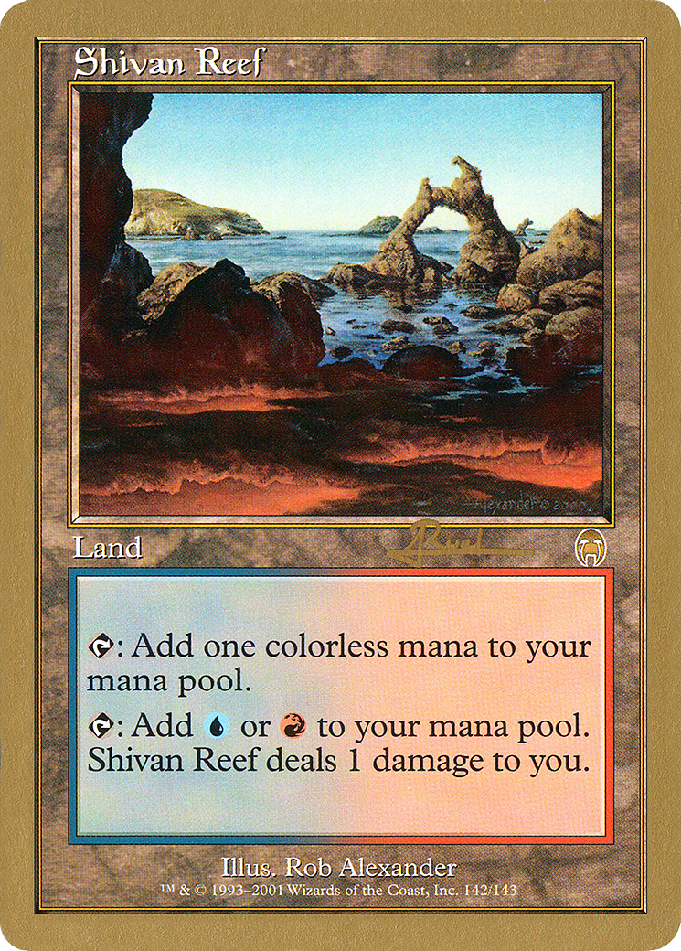 Shivan Reef - 2001 Antoine Ruel (APC) [World Championship Decks 2001]