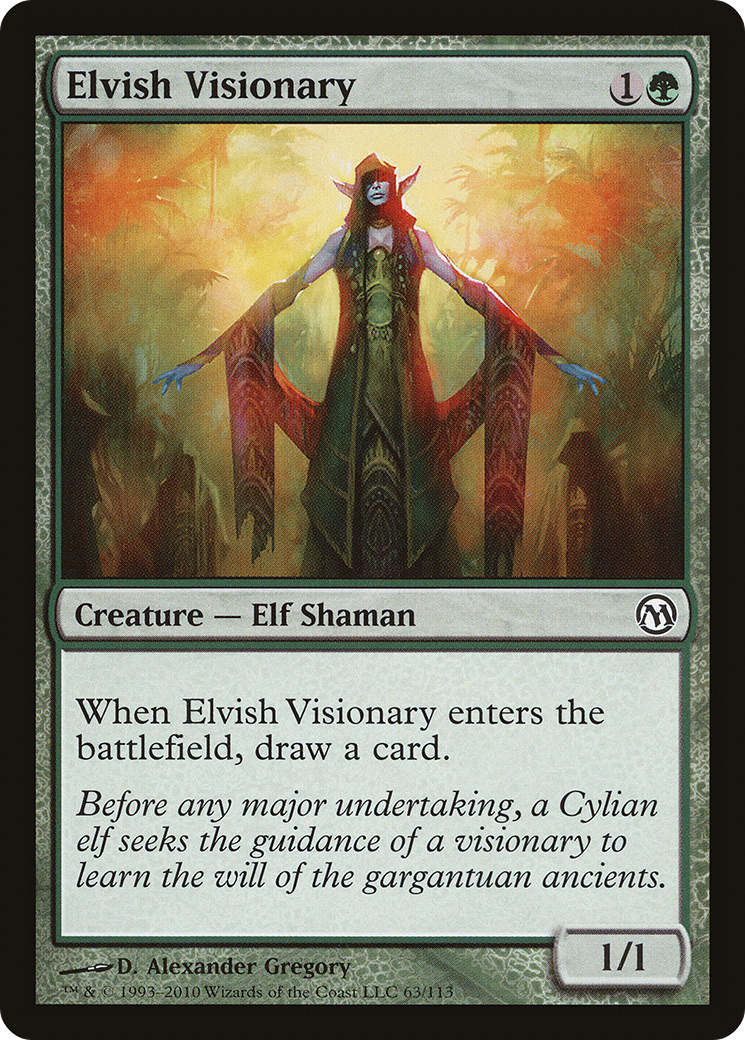 Elvish Visionary (DPA-063) [Duels of the Planeswalkers]
