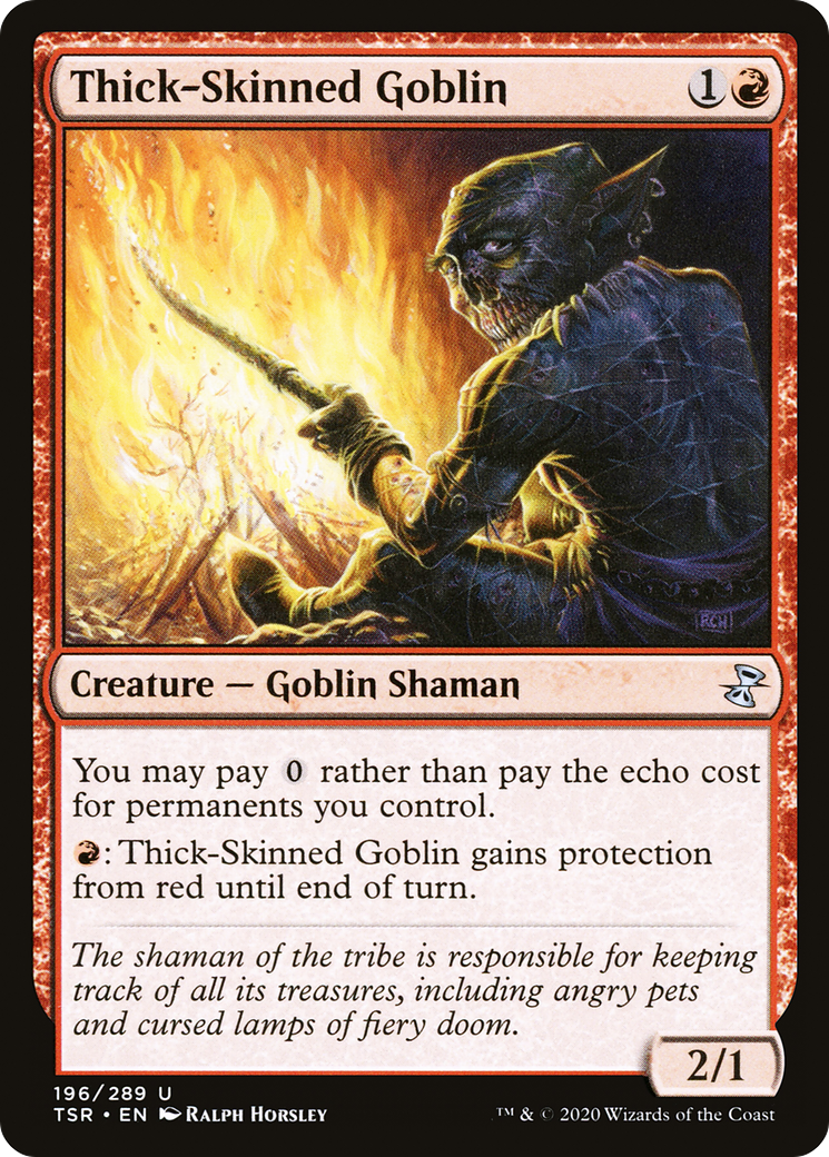 Thick-Skinned Goblin (TSR-196) [Time Spiral Remastered] Foil