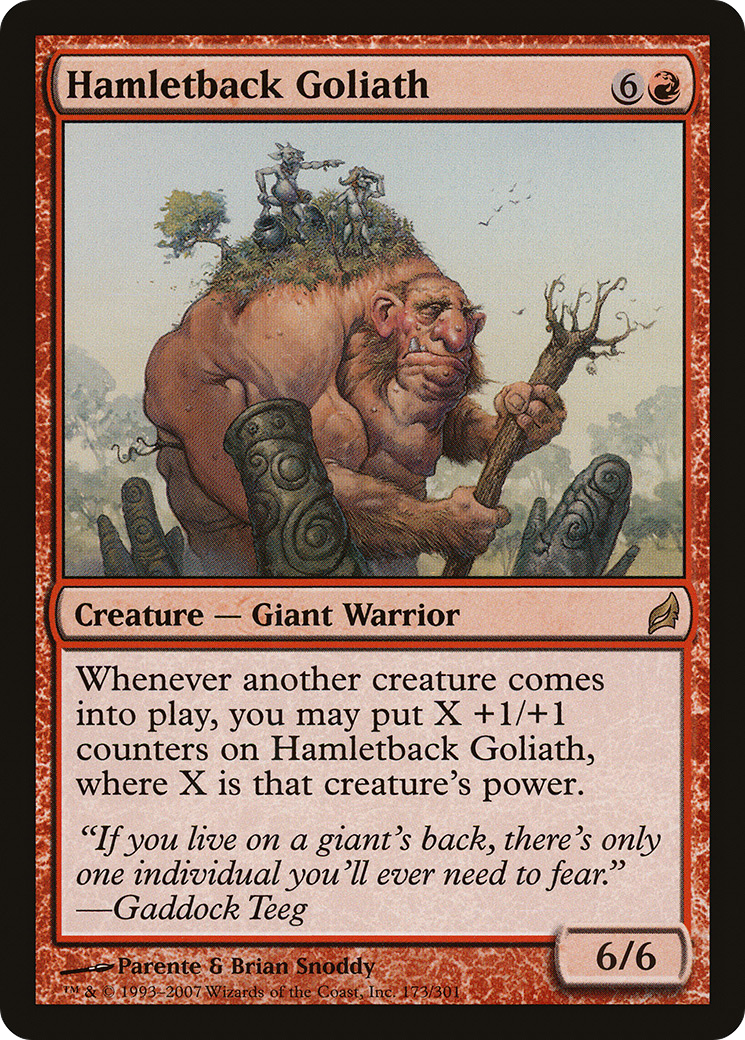 Hamletback Goliath (LRW-173) [Lorwyn] Foil