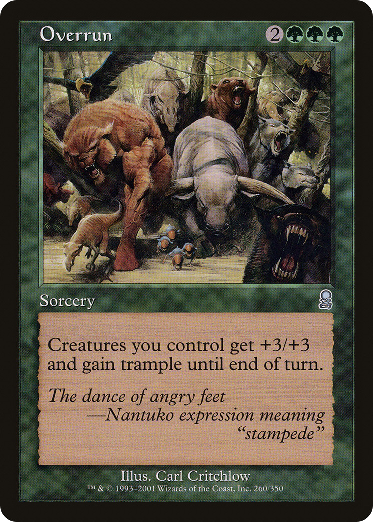 Overrun (ODY-260) [Odyssey] Foil
