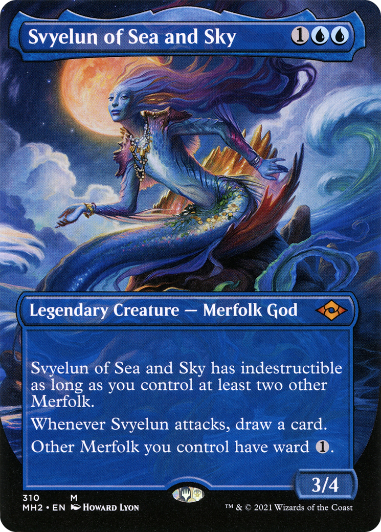 Svyelun of Sea and Sky (Borderless) (MH2-310) (Borderless) [Modern Horizons 2] Foil