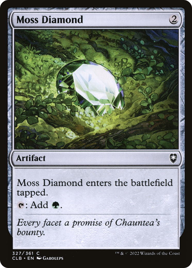 Moss Diamond (CLB-327) [Commander Legends: Battle for Baldur's Gate]