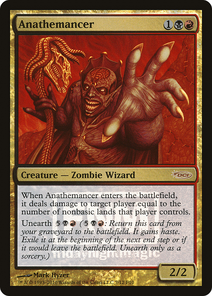 Anathemancer (FNM-007) [Friday Night Magic 2010] Foil