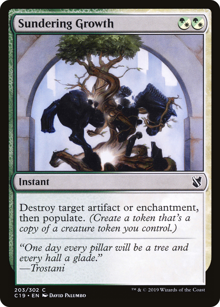 Sundering Growth (C19-203) [Commander 2019]
