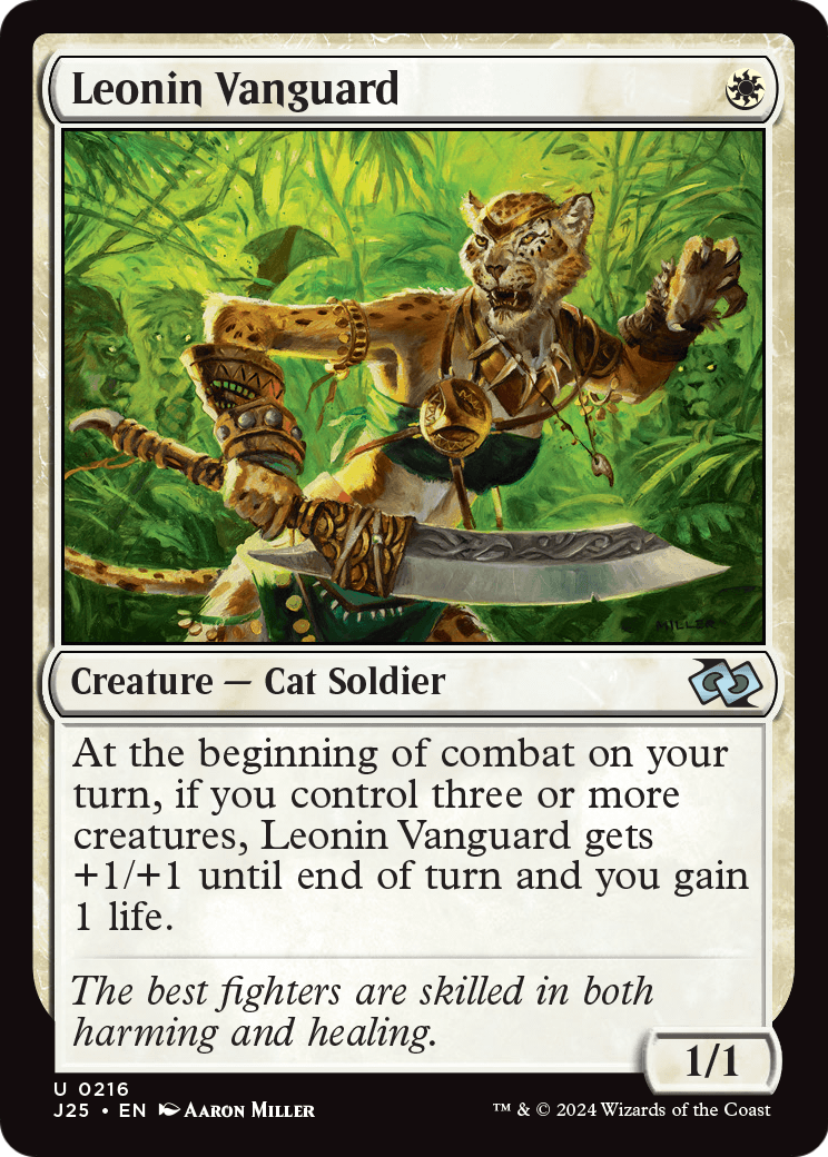 Leonin Vanguard (J25-216) [Foundations Jumpstart]