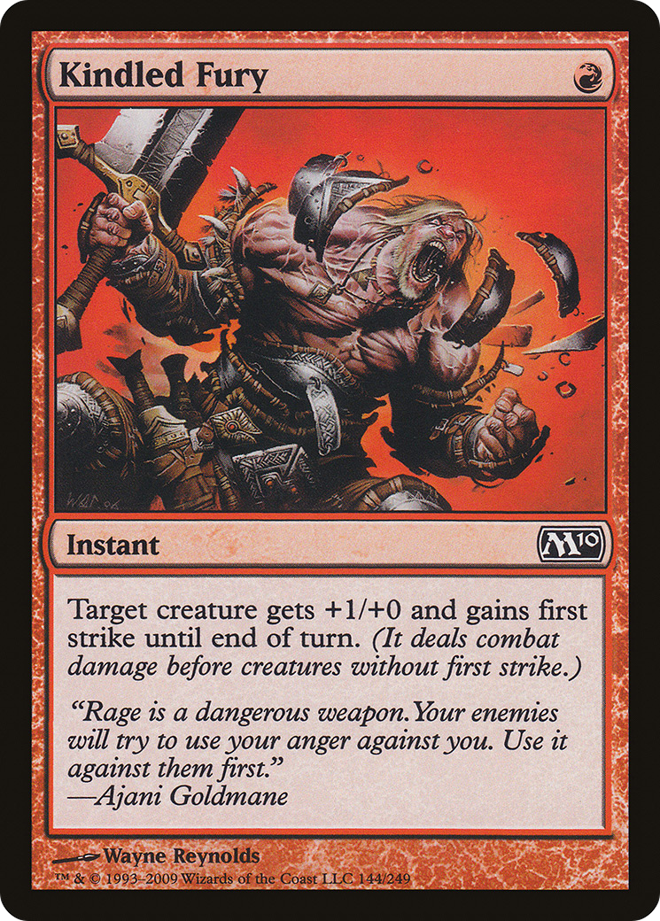 Kindled Fury (M10-144) [Magic 2010]