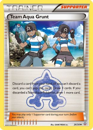 Team Aqua Grunt (026/34) [Double Crisis] - Uncommon