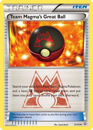 Team Magma's Great Ball (031/34) [Double Crisis] - Uncommon