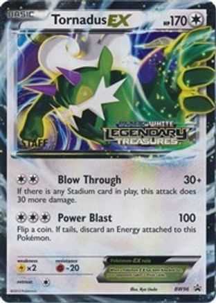 Tornadus EX - BW96 (Prerelease) [Staff] (BW96) [Black and White Promos] Holofoil - Promo