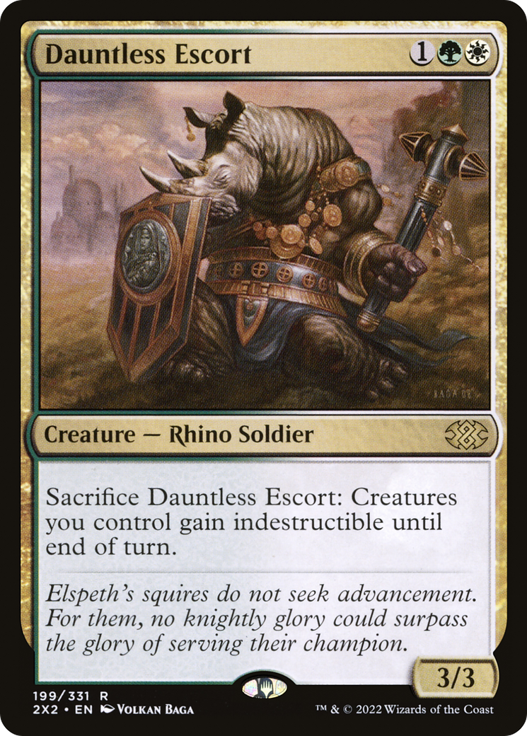 Dauntless Escort (2X2-199) [Double Masters 2022]
