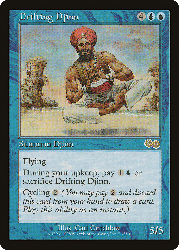 Drifting Djinn (USG-071) [Urza's Saga]