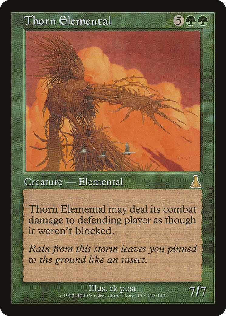 Thorn Elemental (UDS-123) [Urza's Destiny] Foil