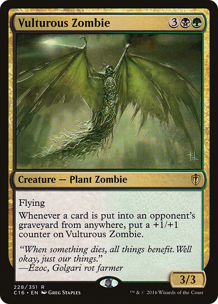 Vulturous Zombie (C16-228) [Commander 2016]