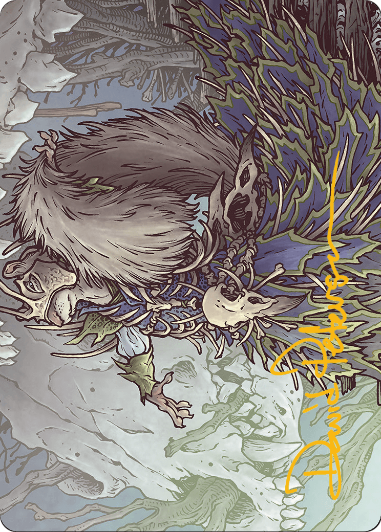 Camellia, the Seedmiser // Camellia, the Seedmiser (ABLB-047) (Borderless) [Bloomburrow Art Series] Foil
