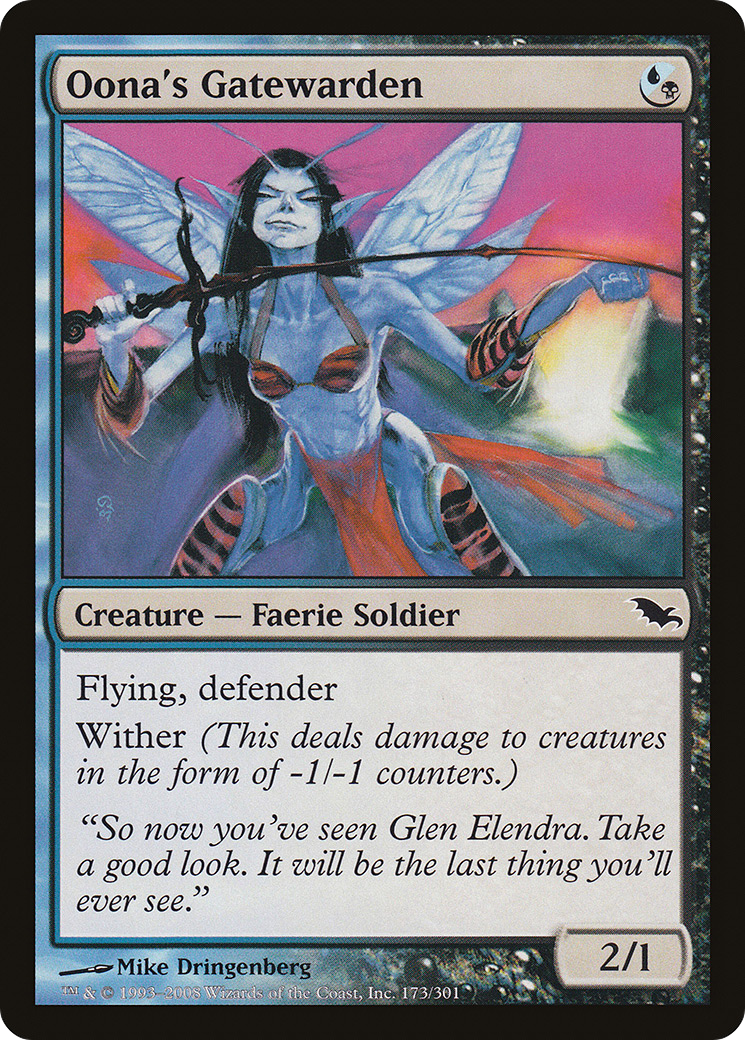 Oona's Gatewarden (SHM-173) [Shadowmoor] Foil
