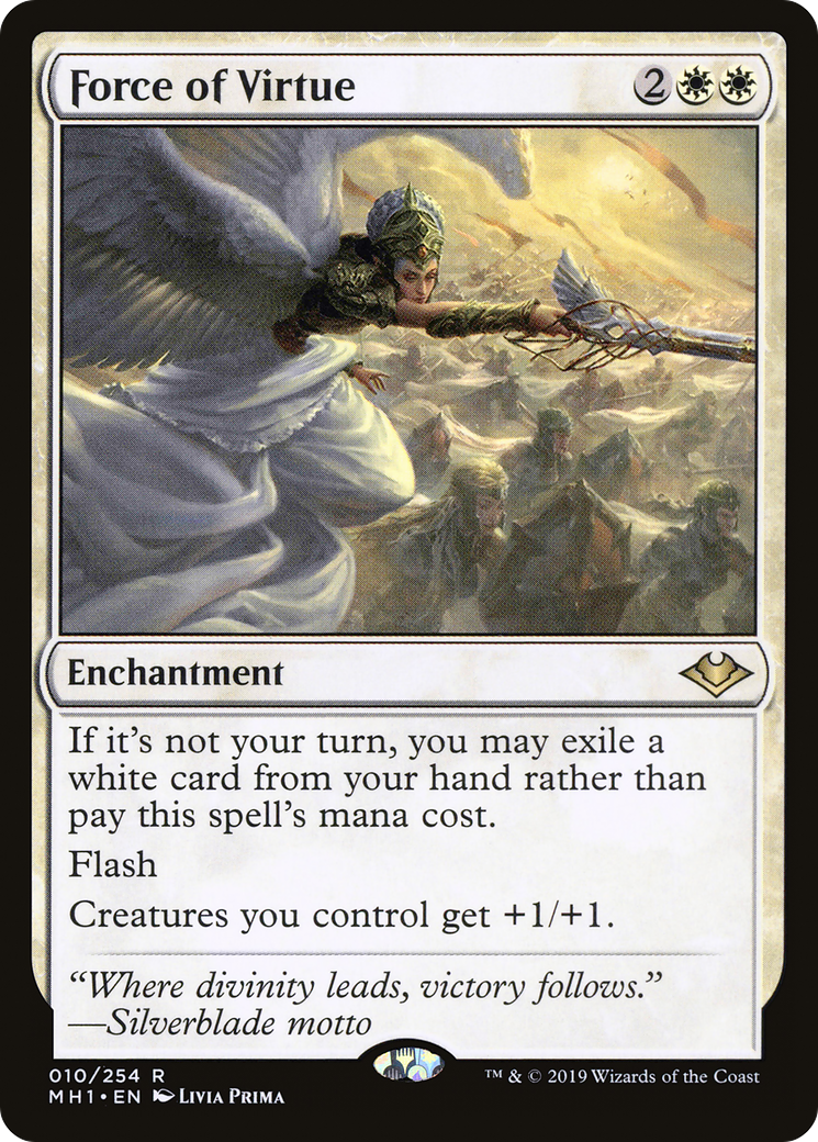 Force of Virtue (MH1-010) [Modern Horizons] Foil