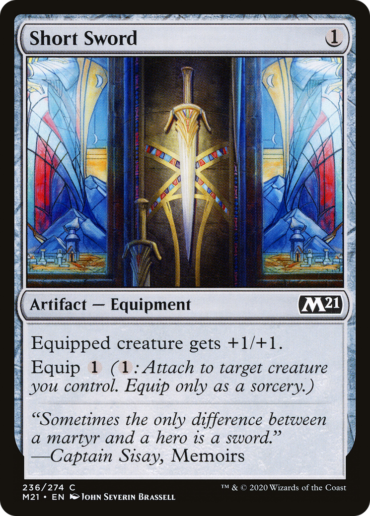 Short Sword (M21-236) [Core Set 2021] Foil