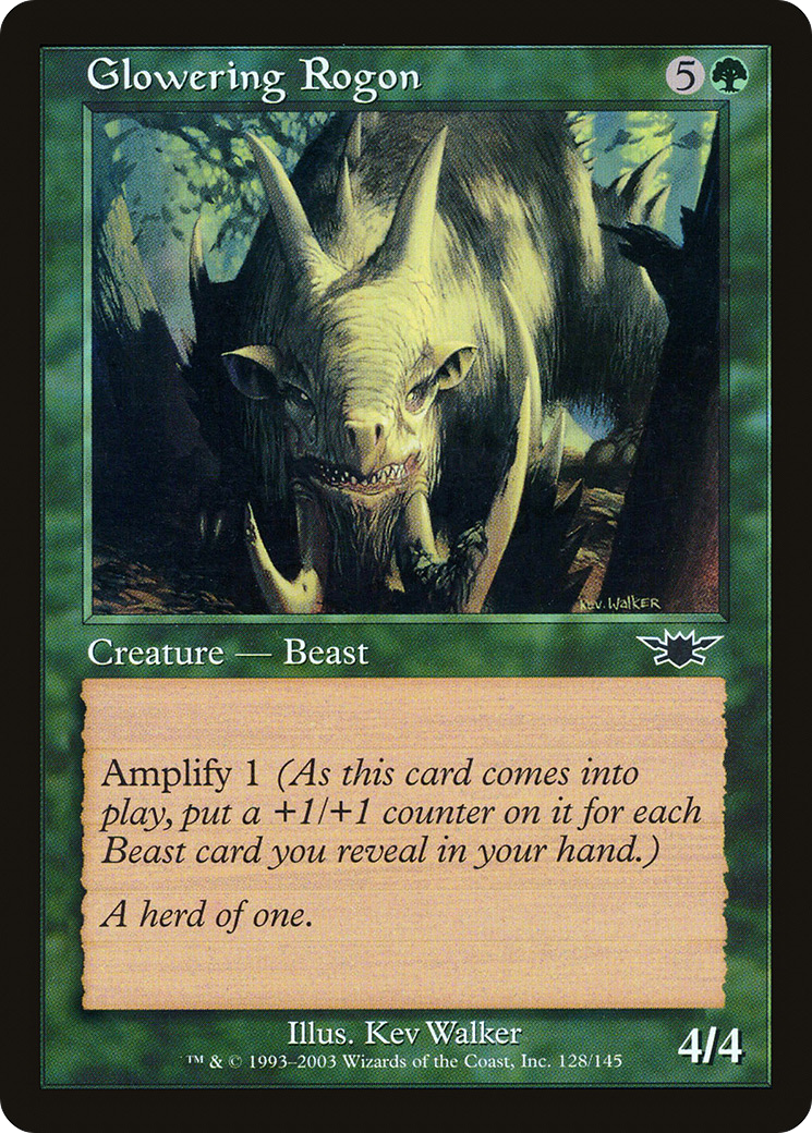 Glowering Rogon (LGN-128) [Legions] Foil