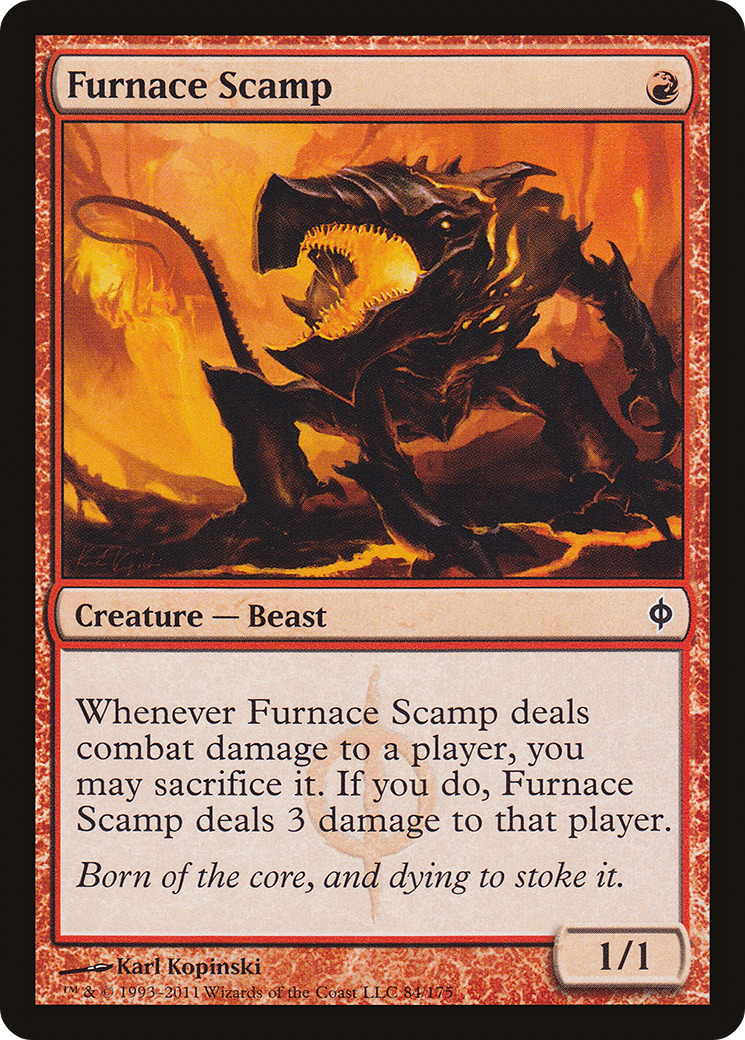 Furnace Scamp (NPH-084) [New Phyrexia] Foil