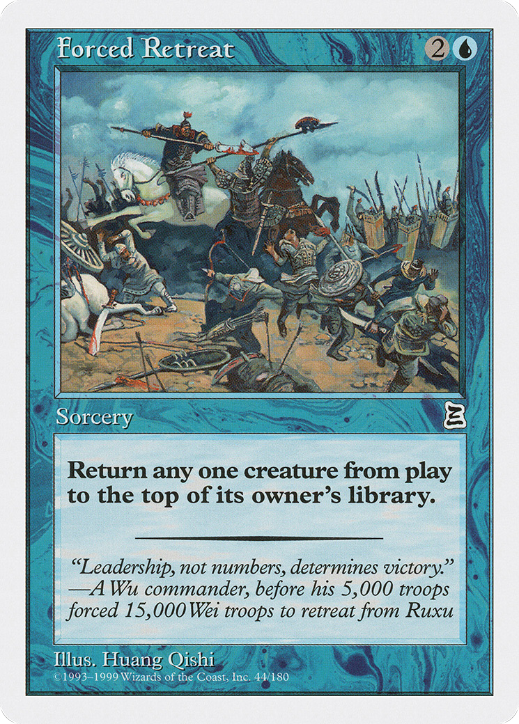 Forced Retreat (PTK-044) [Portal Three Kingdoms]