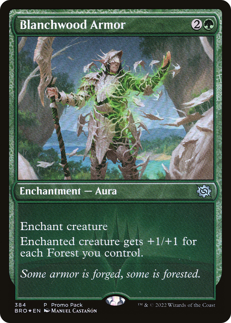 Blanchwood Armor (PPBRO-384) [Promo Pack: The Brothers' War]