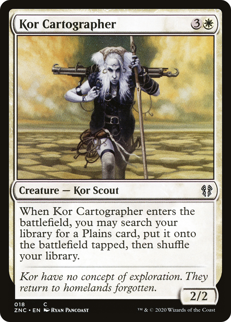 Kor Cartographer (ZNC-018) [Zendikar Rising Commander]