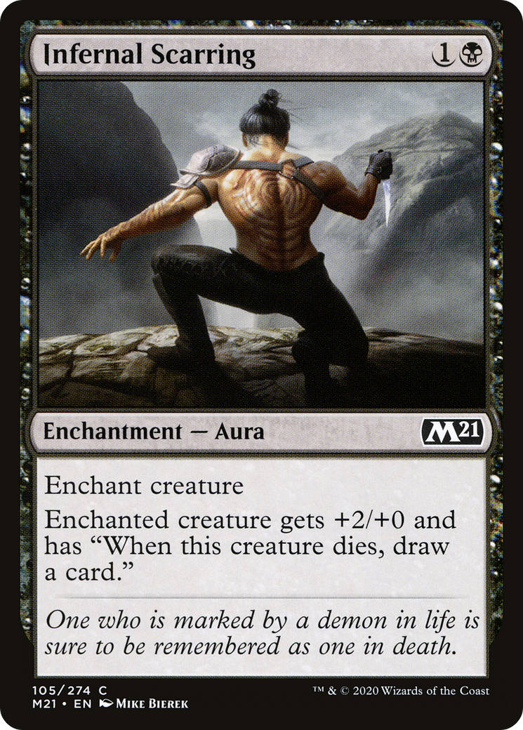 Infernal Scarring (M21-105) [Core Set 2021] Foil