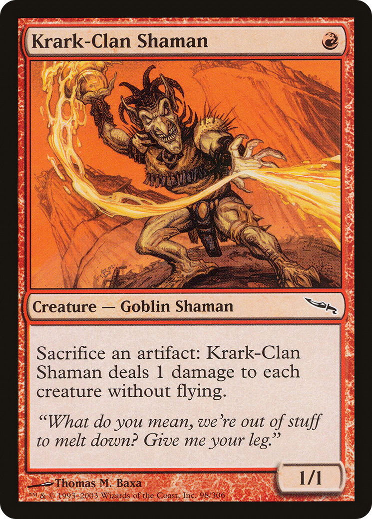 Krark-Clan Shaman (MRD-098) [Mirrodin]