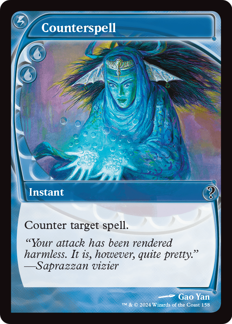 Counterspell (Future Sight) (MB2-158) [Mystery Booster 2] Foil