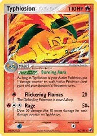 Typhlosion (EX Unseen Forces) (17/115) [Deck Exclusives] - Rare