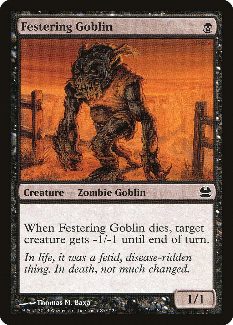 Festering Goblin (MMA-087) [Modern Masters] Foil