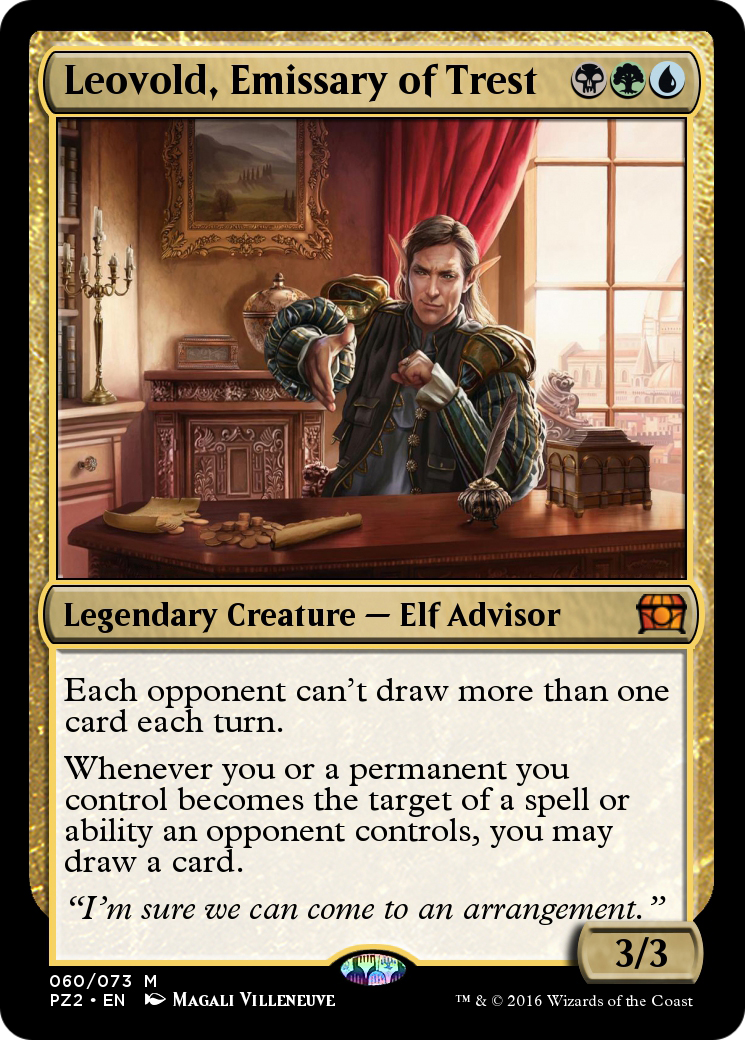 Leovold, Emissary of Trest (PZ2-060) [Treasure Chest] Foil