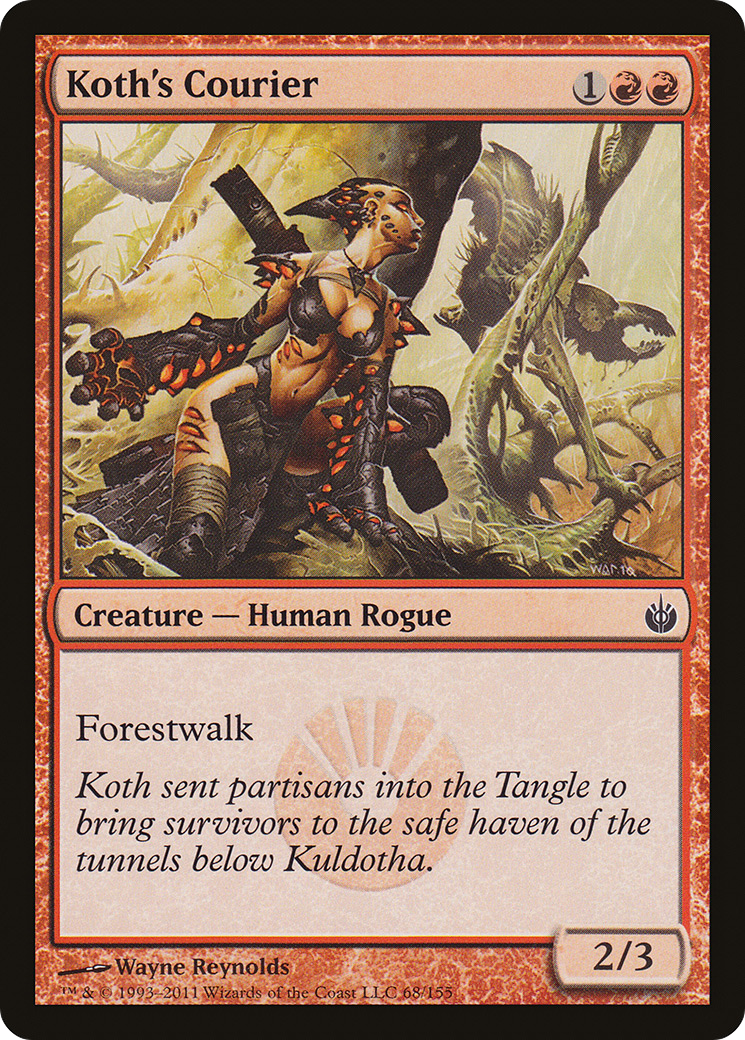 Koth's Courier (MBS-068) [Mirrodin Besieged]