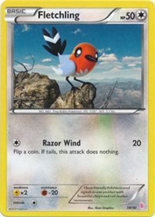 Fletchling (#19) (19) [XY Trainer Kit Sylveon & Noivern] - Common