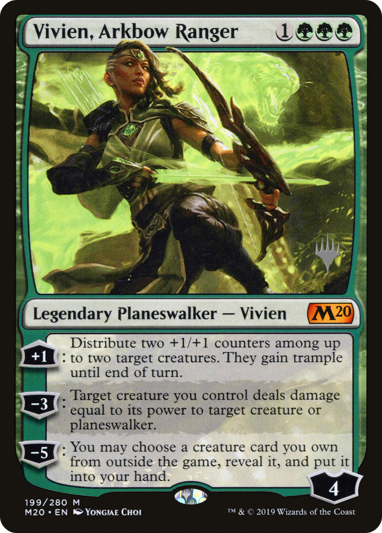 Vivien, Arkbow Ranger (PPM20-199) [Promo Pack: Core Set 2020 Promos] Foil