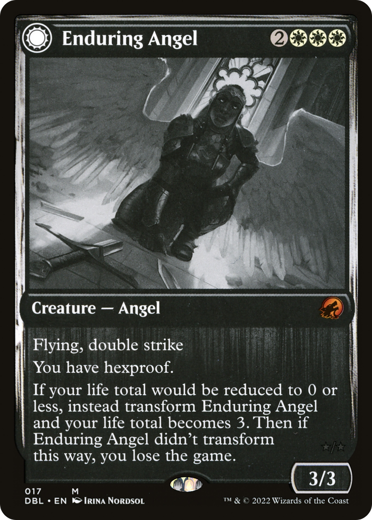 Enduring Angel (DBL-017) [Innistrad: Double Feature] Foil