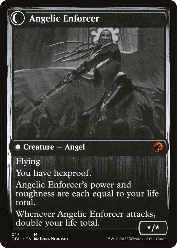 Enduring Angel (DBL-017) [Innistrad: Double Feature] Foil