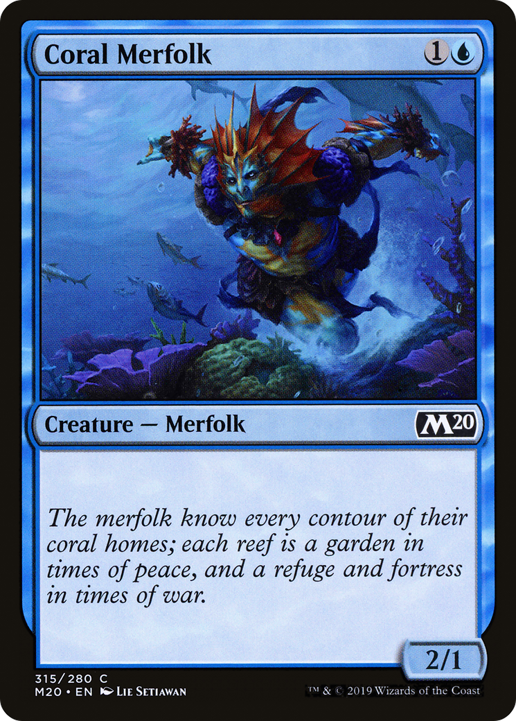 Coral Merfolk (M20-315) [Core Set 2020]