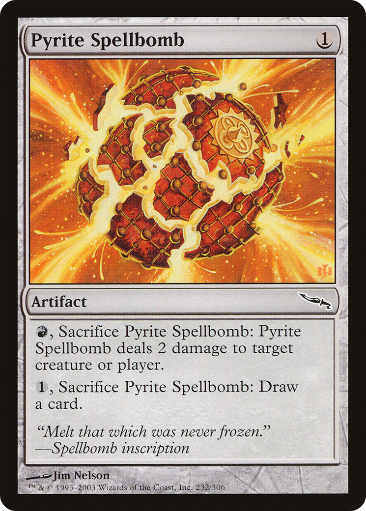 Pyrite Spellbomb (MRD-232) [Mirrodin]