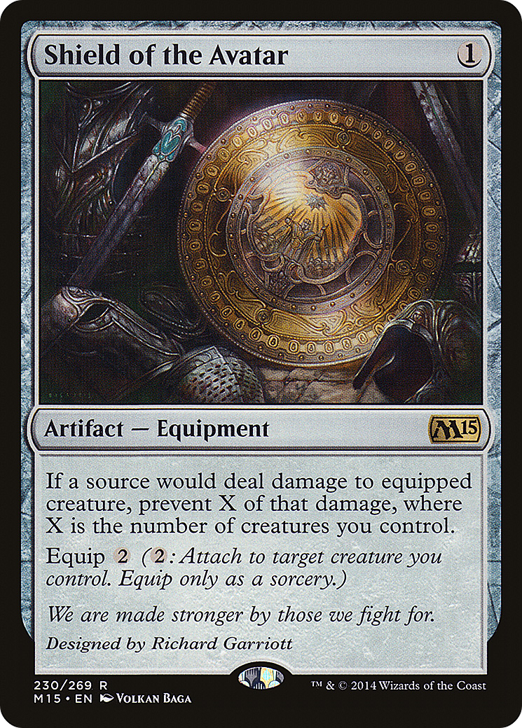 Shield of the Avatar (M15-230) [Magic 2015] Foil