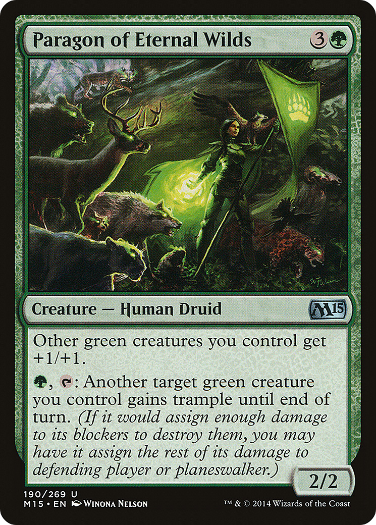 Paragon of Eternal Wilds (M15-190) [Magic 2015] Foil